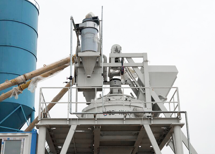 Concrete Mixing Station for Cement Pipe Production Concrete Mixing Station for Cement Pipe Production